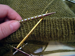 Invisible bind off