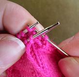 back needle - second stitch knitwise
